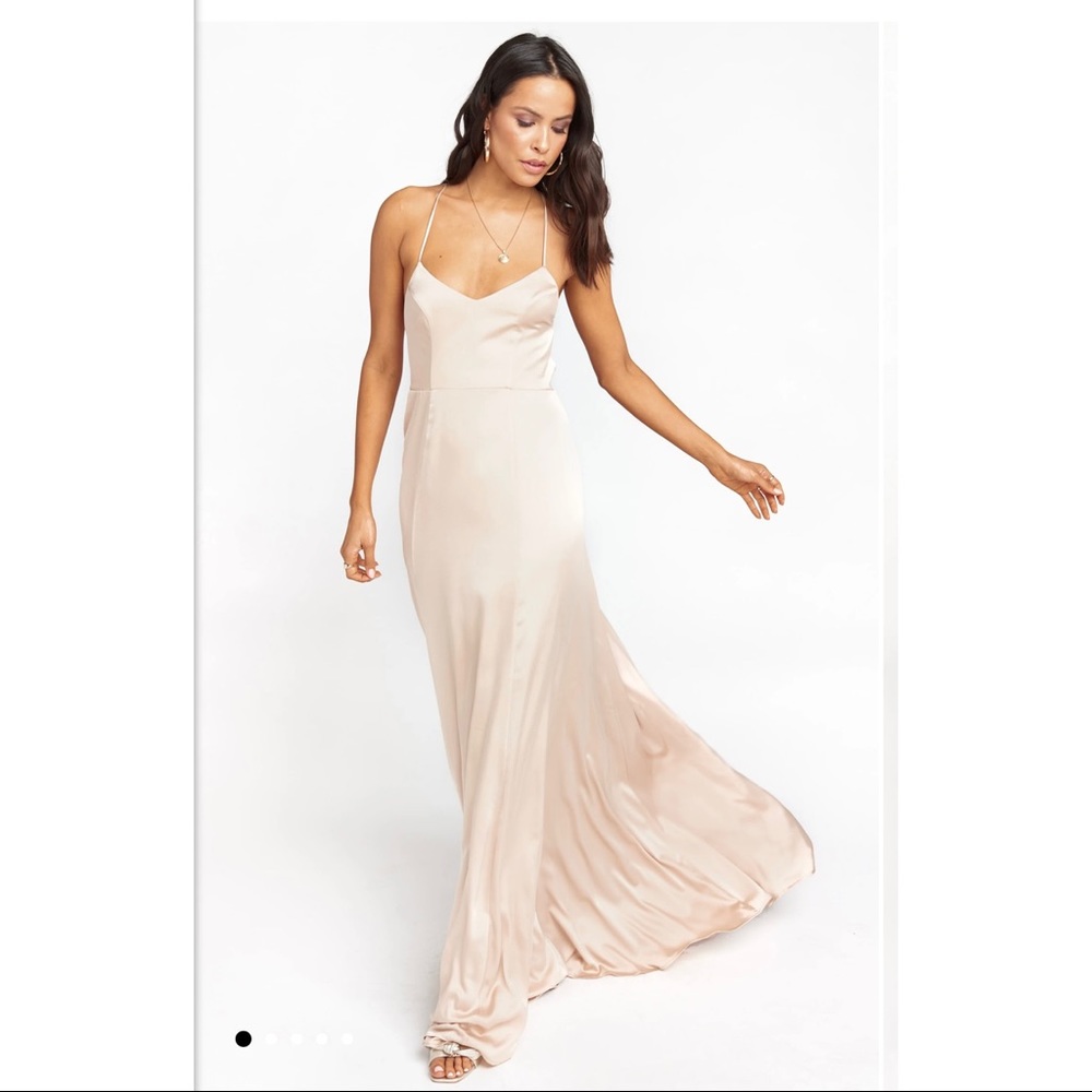 Show Me Your MuMu Godshaw Goddess Gown Champagne S
